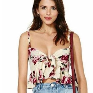 Stone cold fox Quixote floral crop top